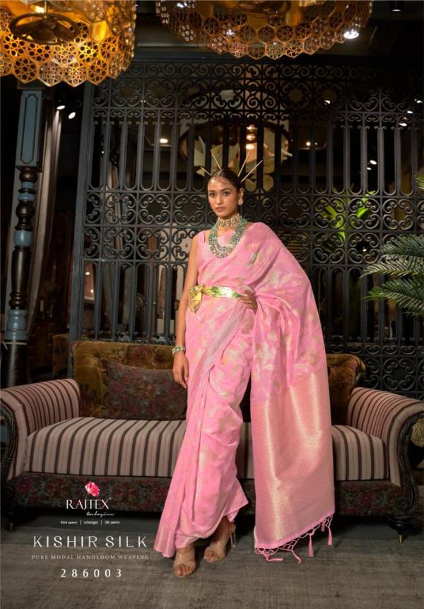 Rajtex Kishir Silk Modal Handloom Weaving Silk Saree Collection 